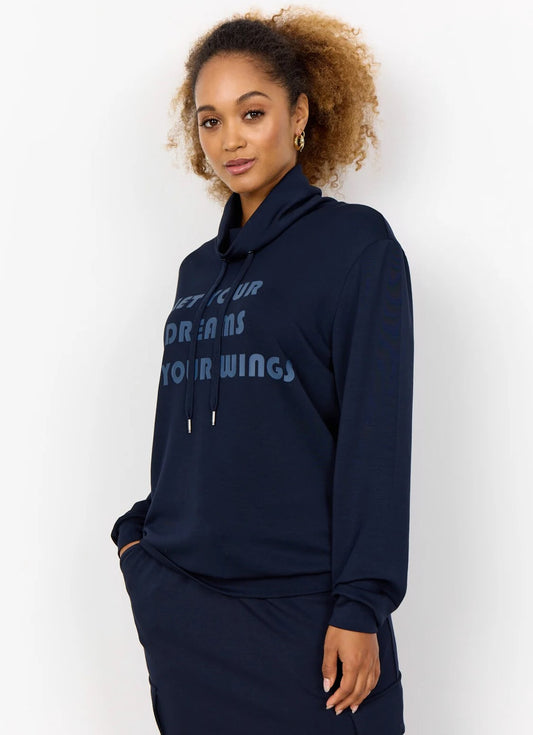 Sweatshirt banu i navy.